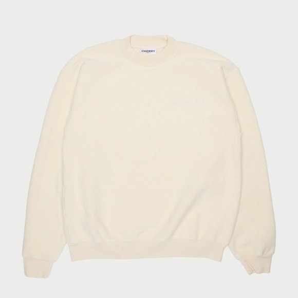 Cherry LA Summer Classic Inside Out Crewneck (Navajo White) - Size Small - NWT - Picture 1 of 6